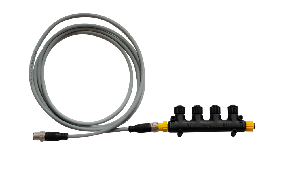 4 Port Expansion Bar with M12 Cable